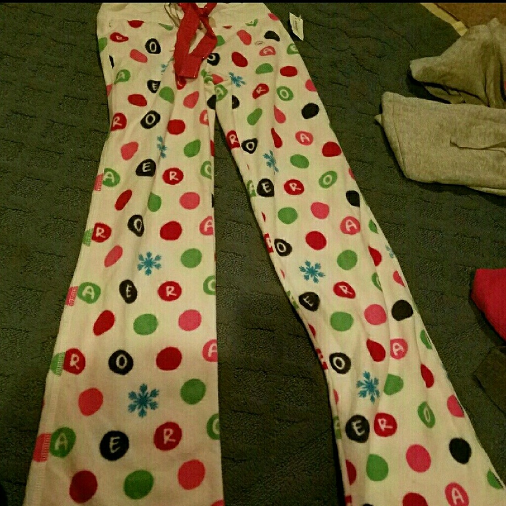 Vintage Aeropostale Polka Dot Pajama Pants